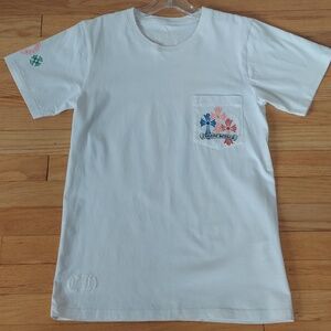 Chrome Hearts Cemetery Multi-color Cross T-shirt with Pocket Size-Small